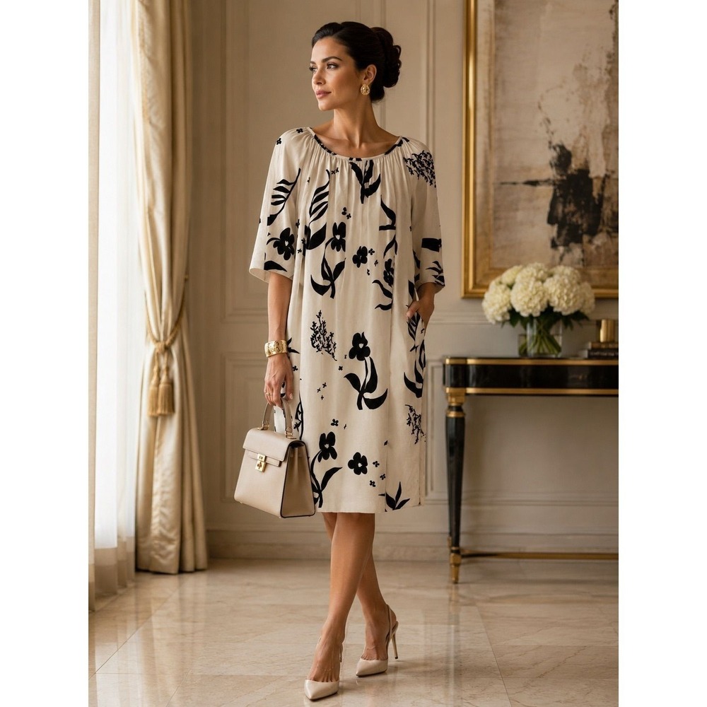 500-BOLO Brand-Marimekko Dress, 100% Cotton
